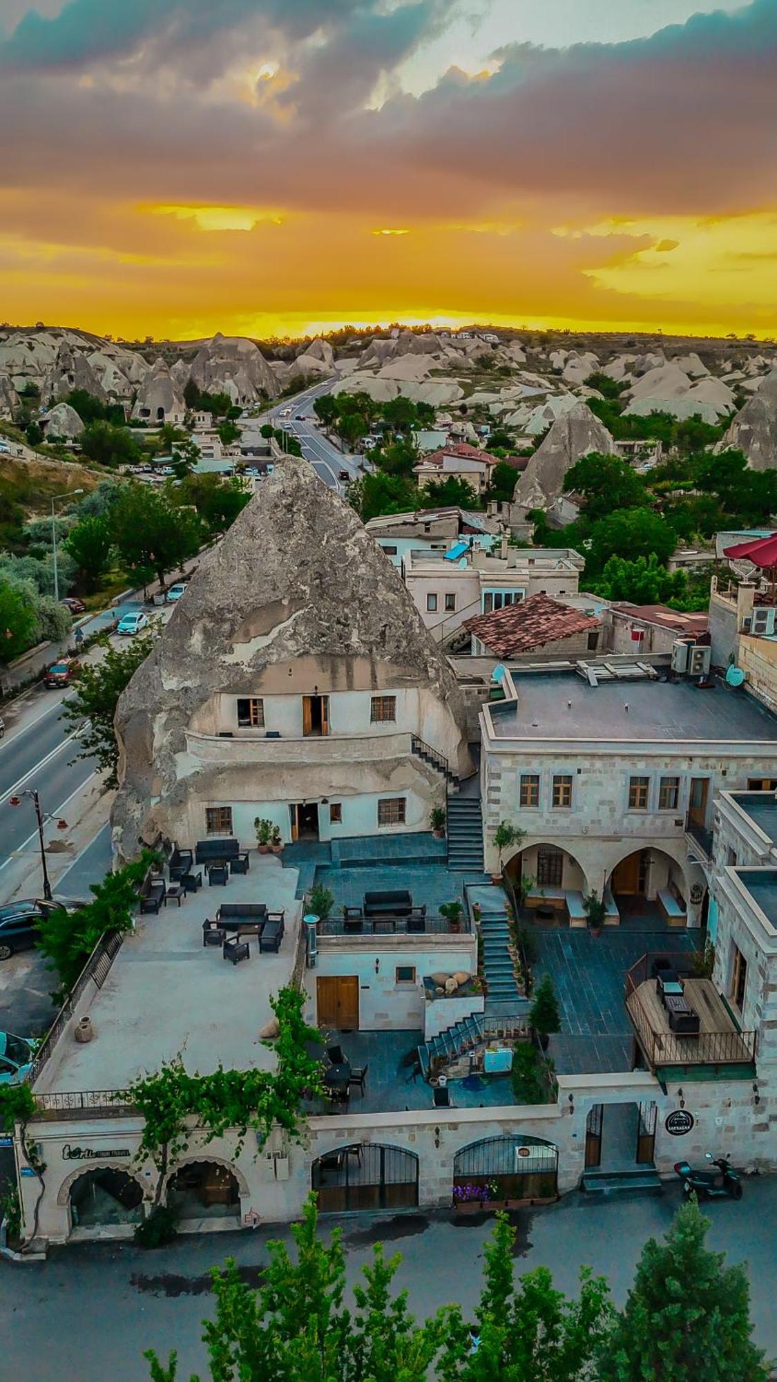 Cave Hotel Saksagan Göreme Exterior foto